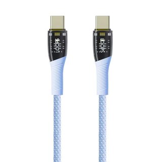 LOOPS Glassy Series Cable C to C - Blue