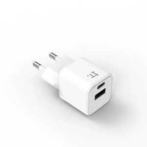 IT Plug 30 Watt Cube Dual Port Type A&C PD & PPS Fast Charger - White